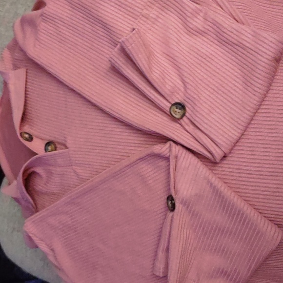 Long sleeve tunic ribbed top - Picture 3 of 3